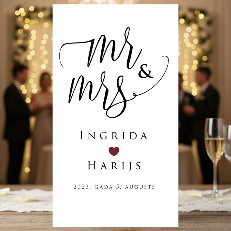 Personalizēta dzēriena etiķete kāzām #13